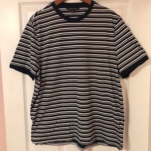 Michael Kors men’s tee shirt blue and white XL